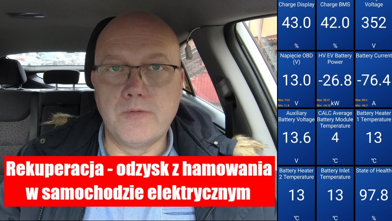 Rekuperacja - odzysk energii z hamowania w samochodzie elektrycznym | Eksperyment