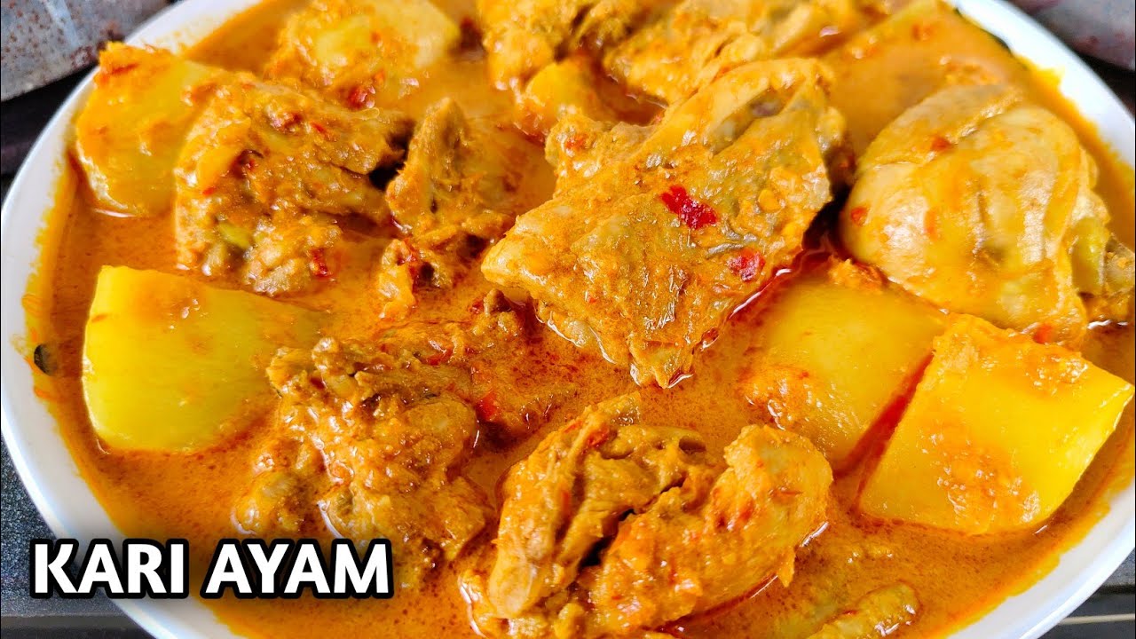 Kuahnya Kental, Gurih dan Pedas ‼️ RESEP KARI AYAM