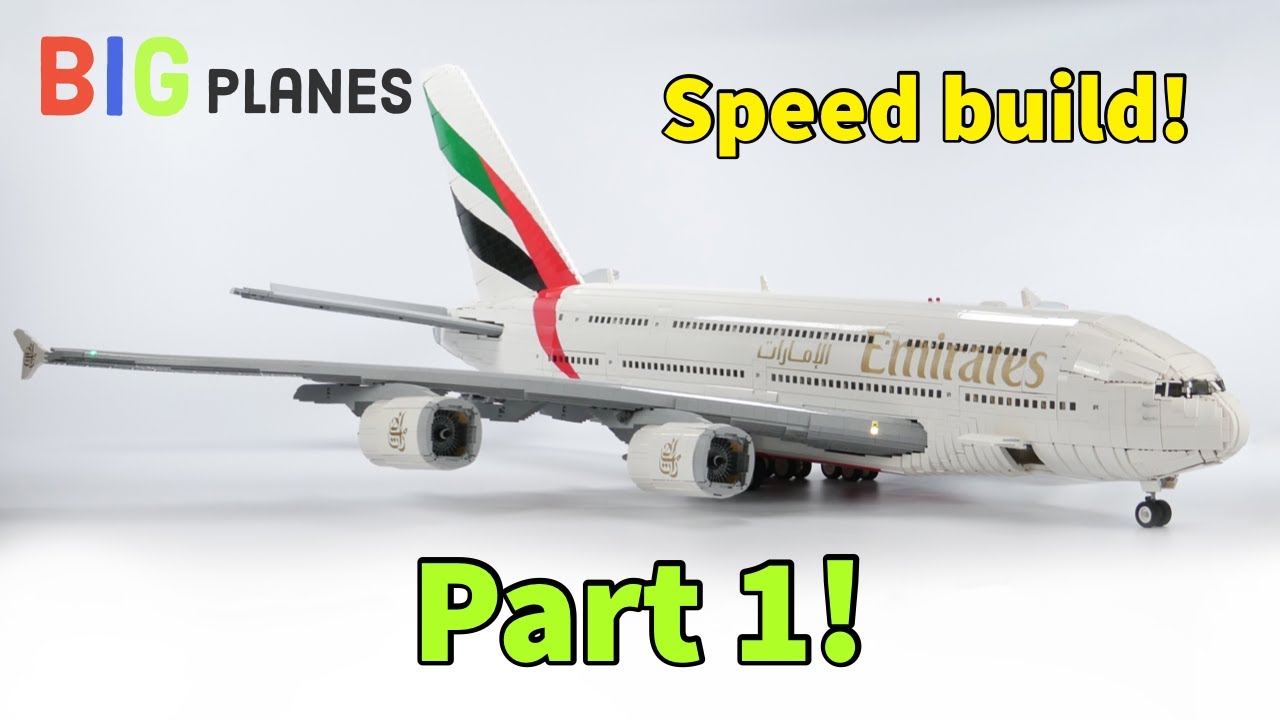 LEGO Airbus A380 Speed Build Part 1!