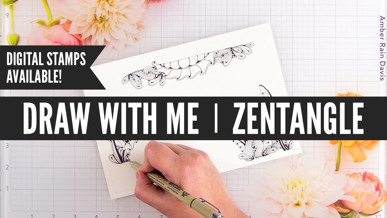 Draw With Me | Zentangle | Daniel Smith Swatch Book Series 2