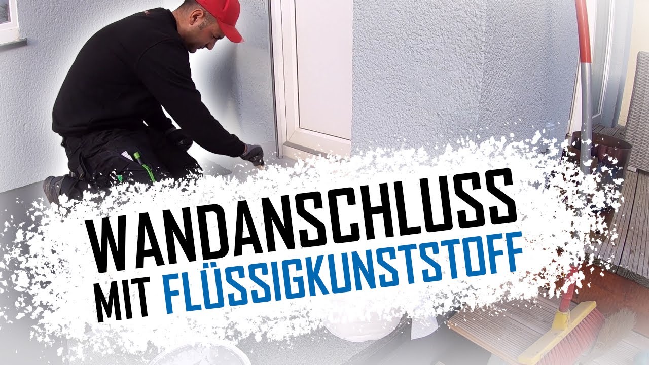 Dachdecker / Videoqui­ckie! Wandanschluss mit FRANKOSIL® Flüssigkunststoff
