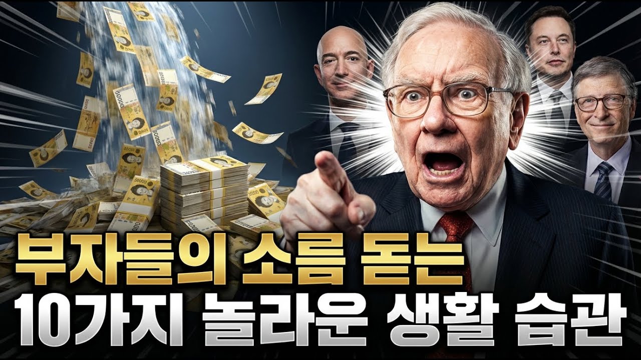 부자들의 소름 돋는 10가지 놀라운 생활 습관