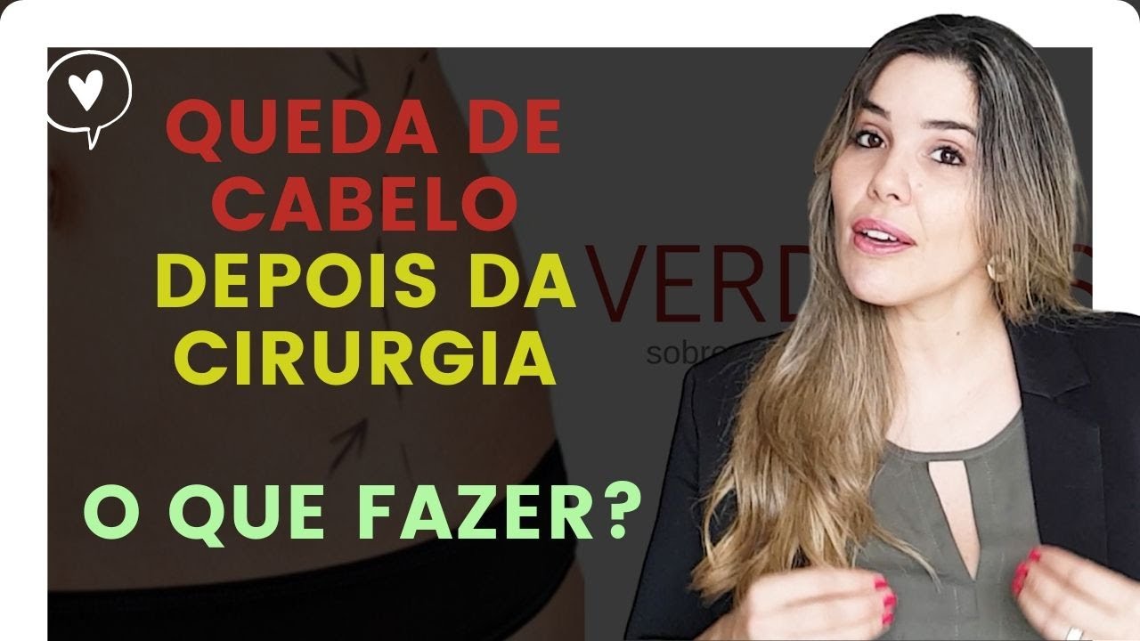 QUEDA DE CABELO depois da Cirurgia: o que fazer para melhorar? Os 5  alimentos que você PRECISA!
