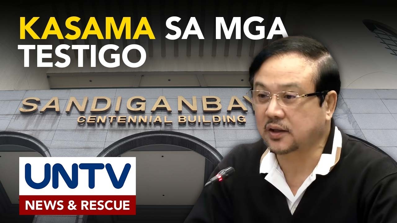Ex-Usec. Roberto Bernardo, planong iharap na testigo sa Sandiganbayan