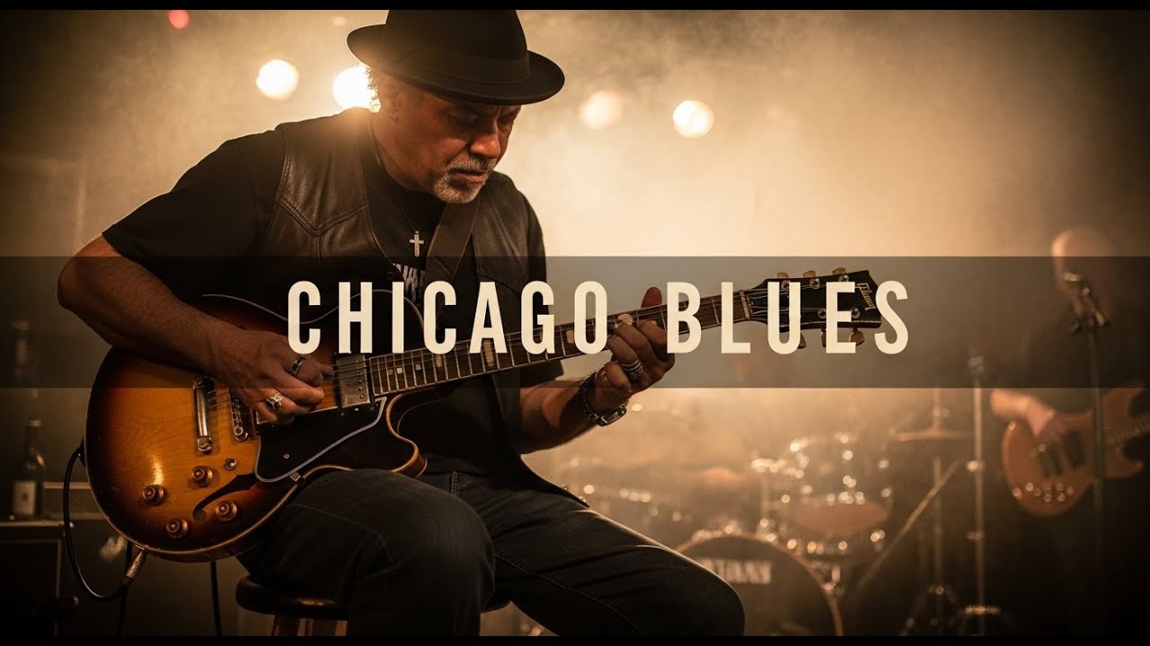 Chicago Blues Nonstop Slow Blues – Dark Emotional Guitar Collection