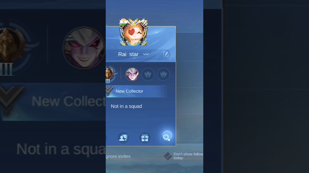 Rai star id in MOBA LEGENDS 5V5 please play on mere sat search now MOBA LEGENDS me Janmdeepgaming