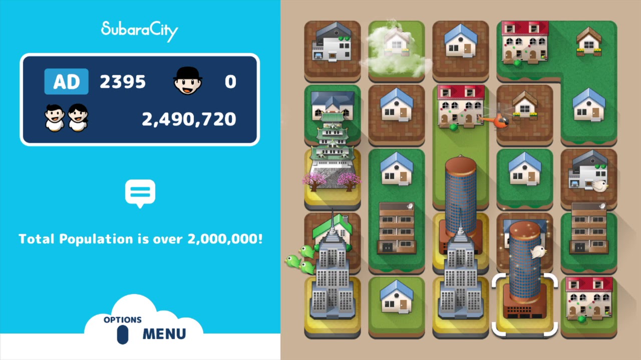 SubaraCity Review | Puzzle | Bit Like 2048 | City Builder Theme