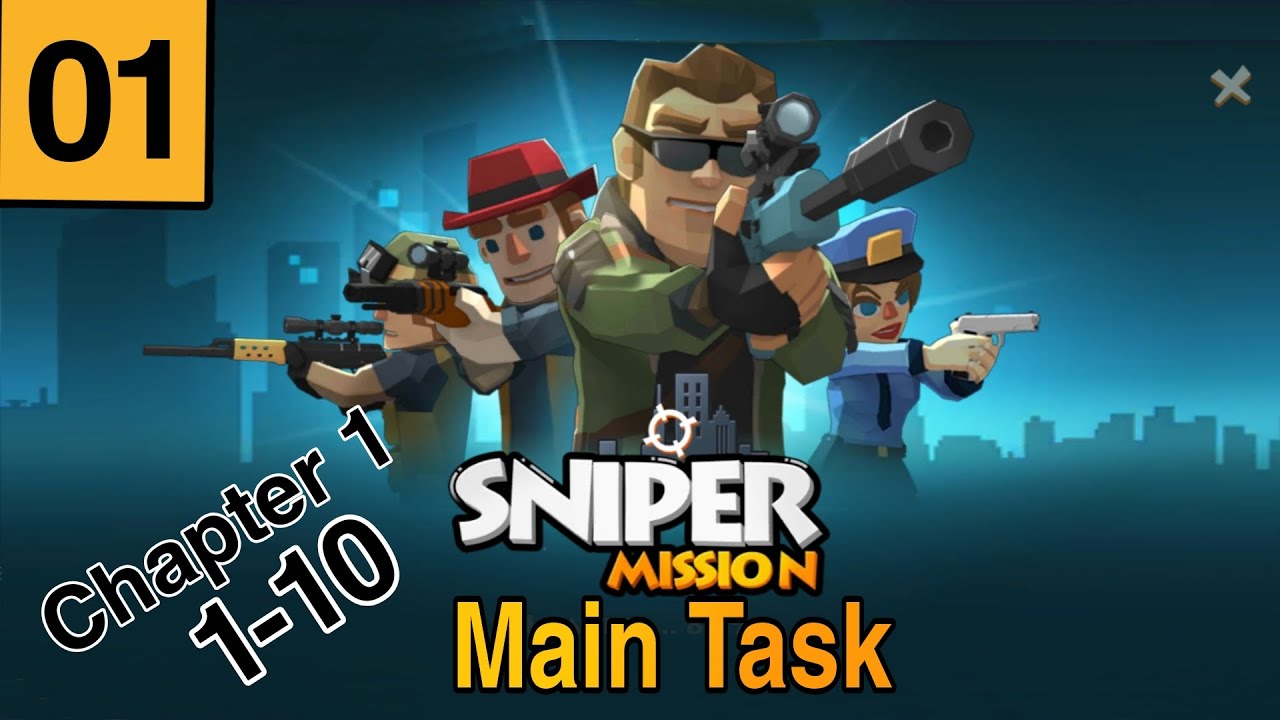 Sniper Mission- Chapter 1 Main Task 1-10 | Sniper mission gameplay walkthrough | Invincible Sigog