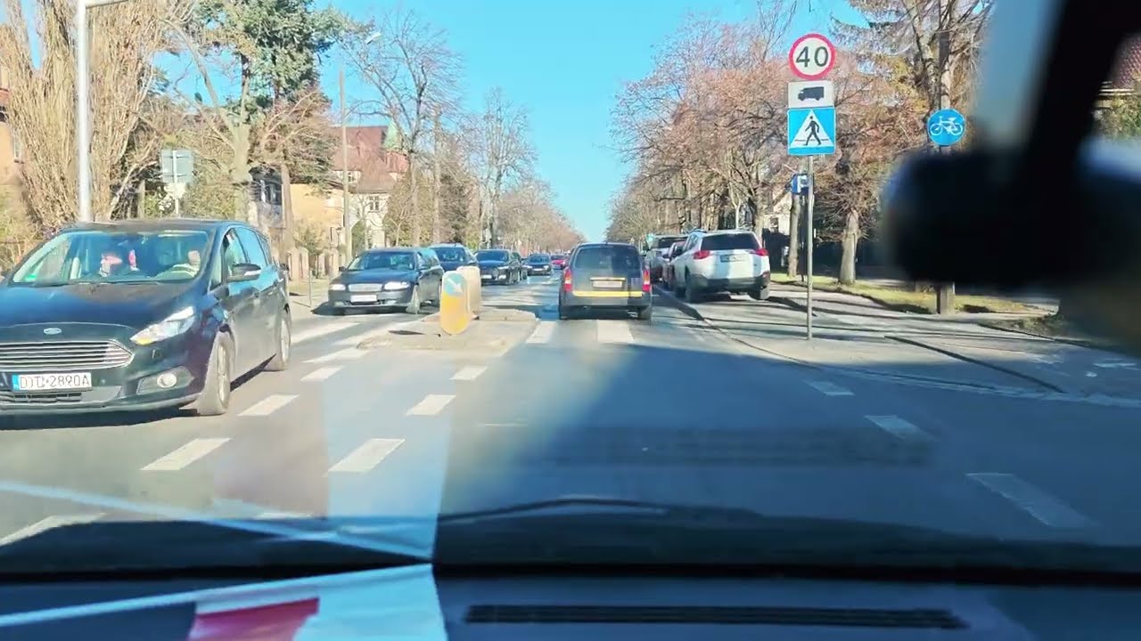 'Wrocław, X15, 2026, Parking LeClerc-a, jazda Zakładową, Mostami Trzebnickimi VID 20260302 150152