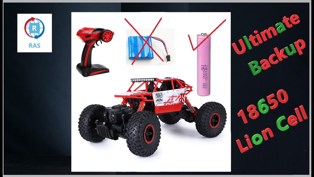 How to Upgrade  RC Car Battery with Lithium Ion 18650 Cell