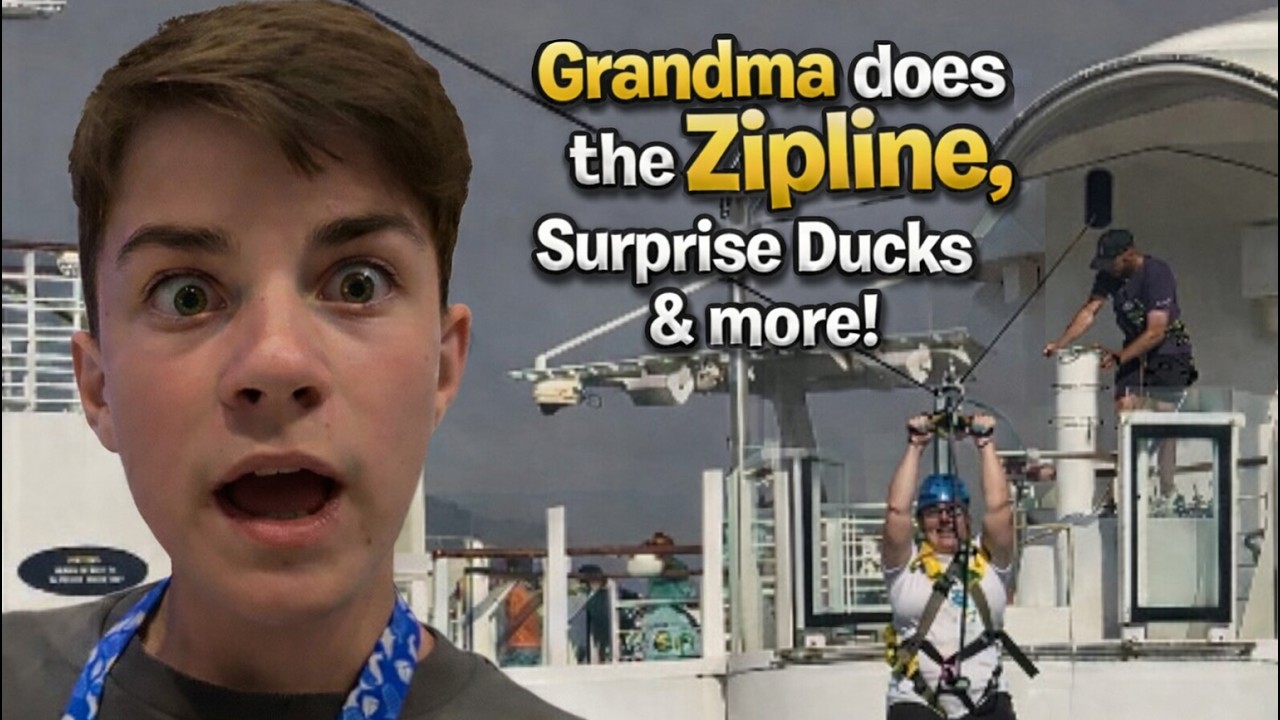 Harmony of the Seas Day 7 - Grandma Does the Zipline - Claw Machine Fail - Disembarkation