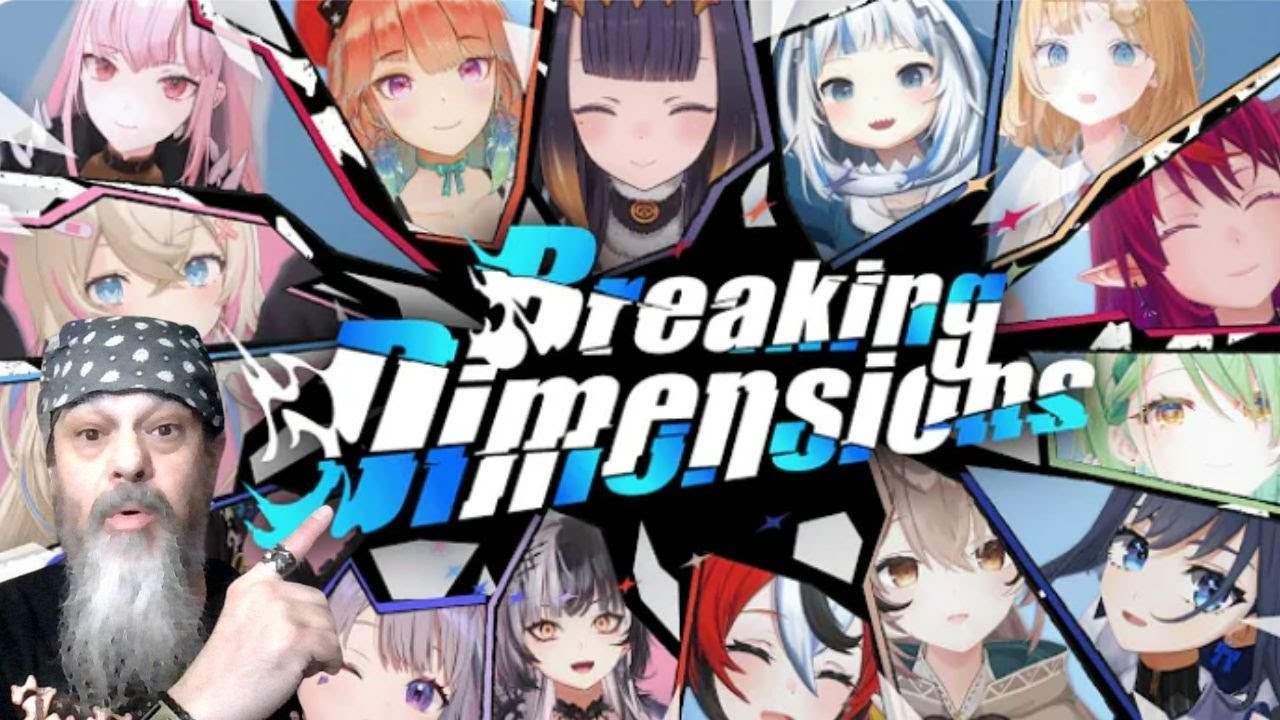 Metal Dude * Musician (REACTION) - 【MV】Breaking Dimensions【hololive English Original Song】