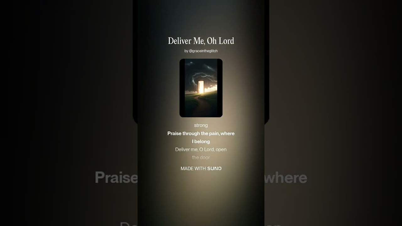 Deliver Me, Oh Lord