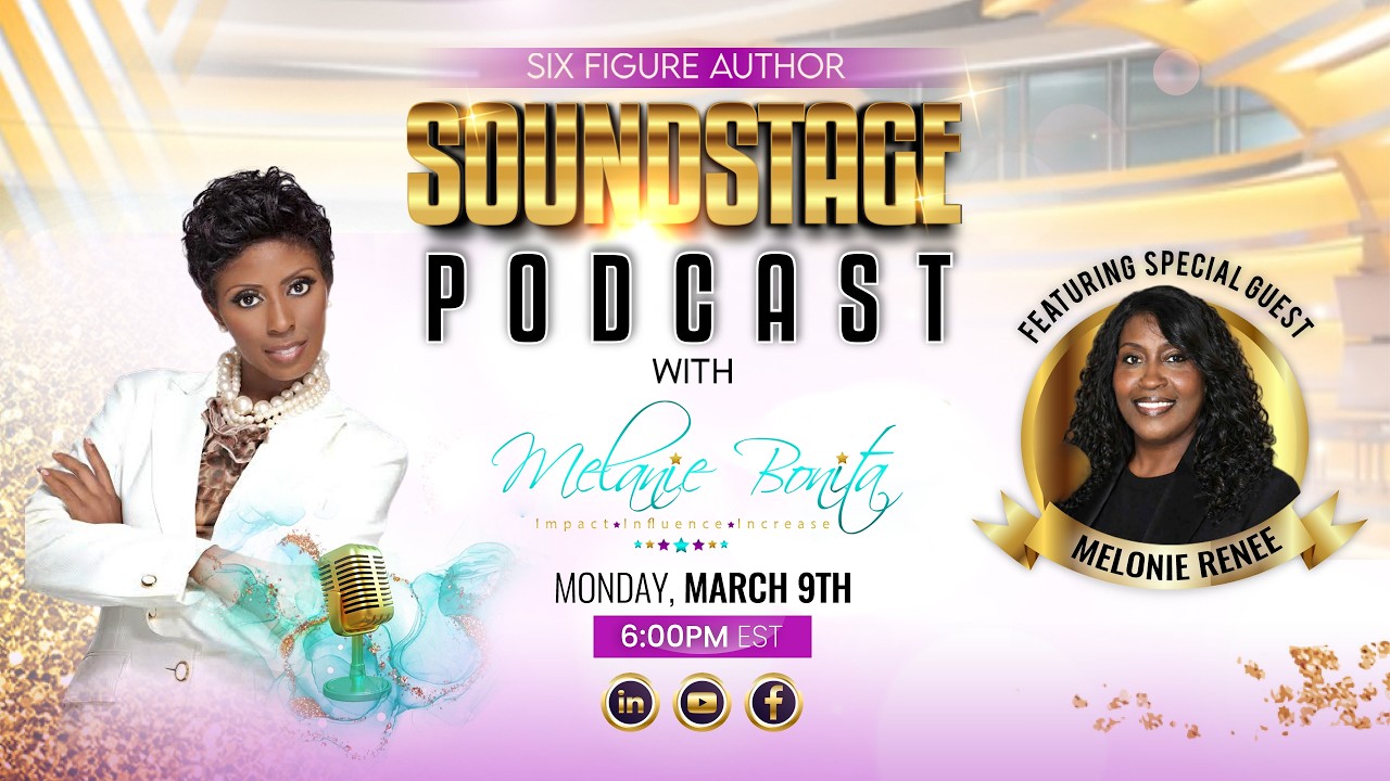 The Six Figure Author SoundStage Podcast features Author Melonie Jones