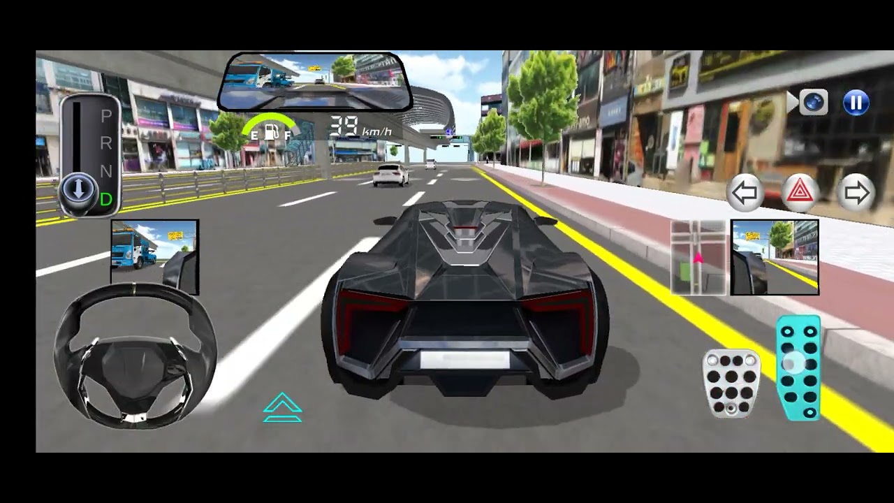 3D DRİVİNG CLASS ARABA OYUNU SERBEST SÜRÜŞ İZLE 
