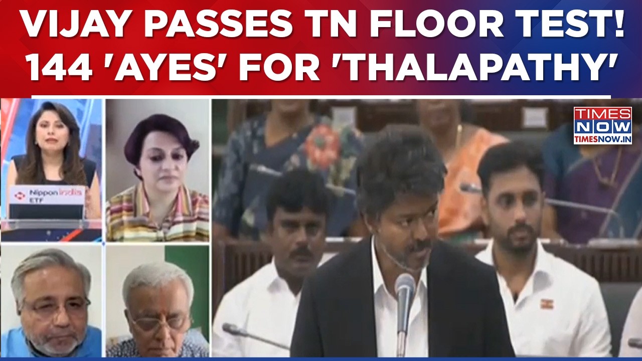 'Thalapathy' Passes Tamil Nadu Assembly Floor Test | 144 MLAs In Support Of CM Vijay | English News