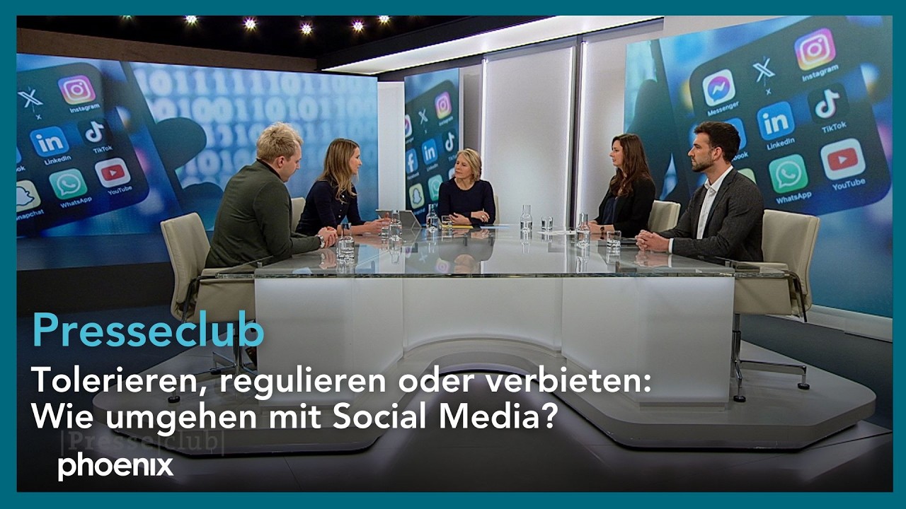 Presseclub: Tolerieren, regulieren oder verbieten: Wie umgehen mit Social Media? | 22.02.2026