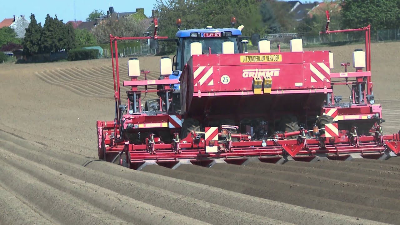 Potato Planting XXL | GRIMME GL 860 Compacta & GF 800 | potato planter & rotary hiller