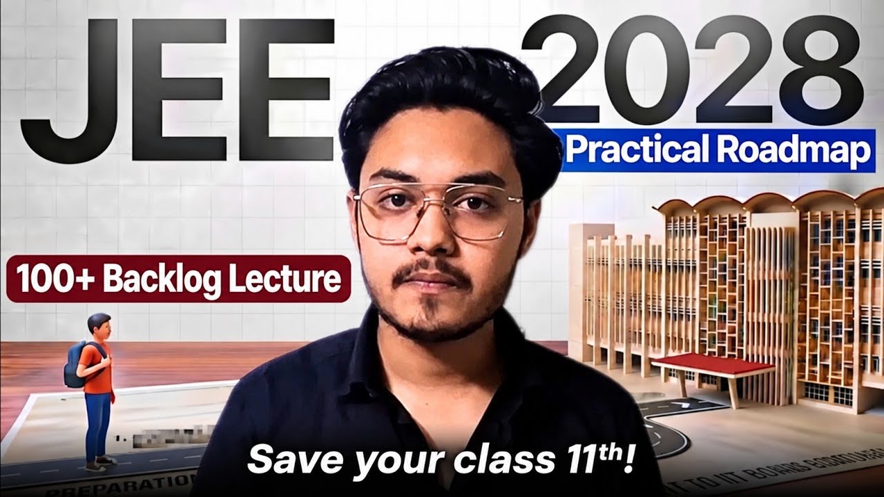 Class 11th Backlog! 😭 JEE 2028 Strategy | IIT Bombay