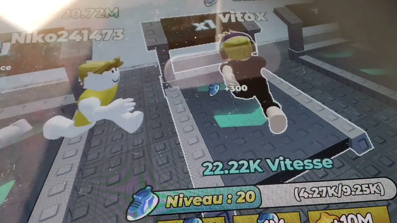 Vitesse VS Tunami sur roblox 