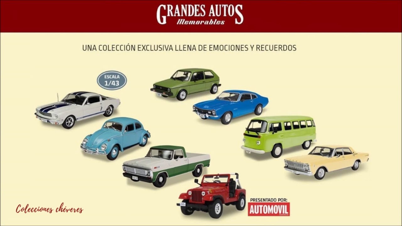 Diecast models of GRANDES AUTOS MEMORABLES PLANETA DEAGOSTINI MÉXICO Автолегенди по-мексиканськи