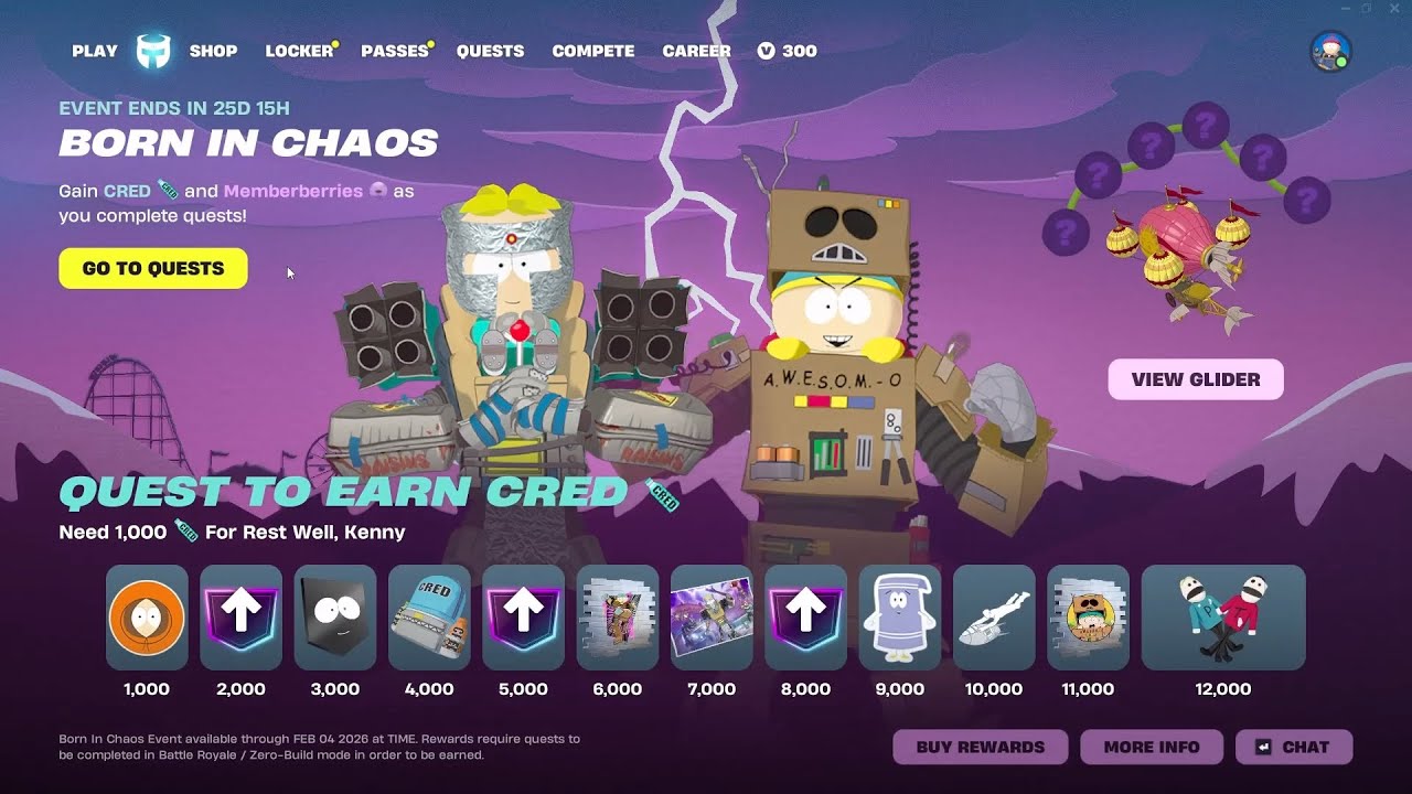 South Park Born In Chaos Update Added! | Fortnite