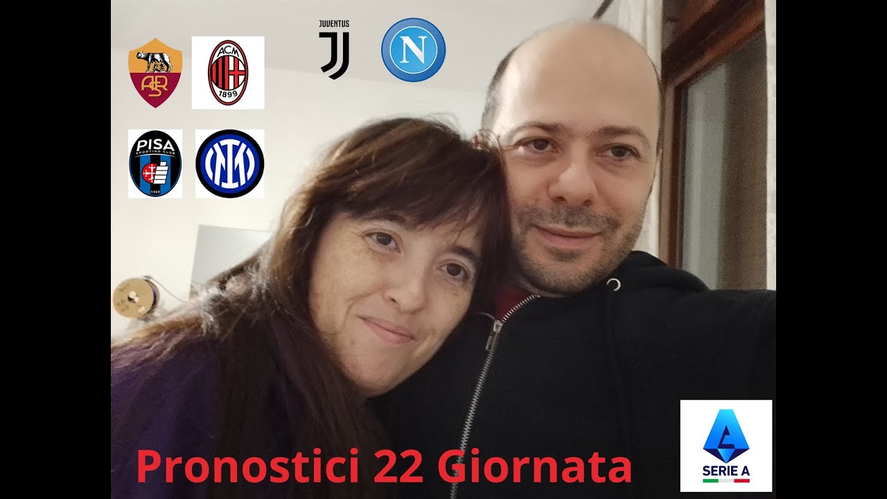 Pronostici 22 giornata Roma - Milan Inter - Pisa #romamilan #Interpisa #seriea Juventus - Napoli