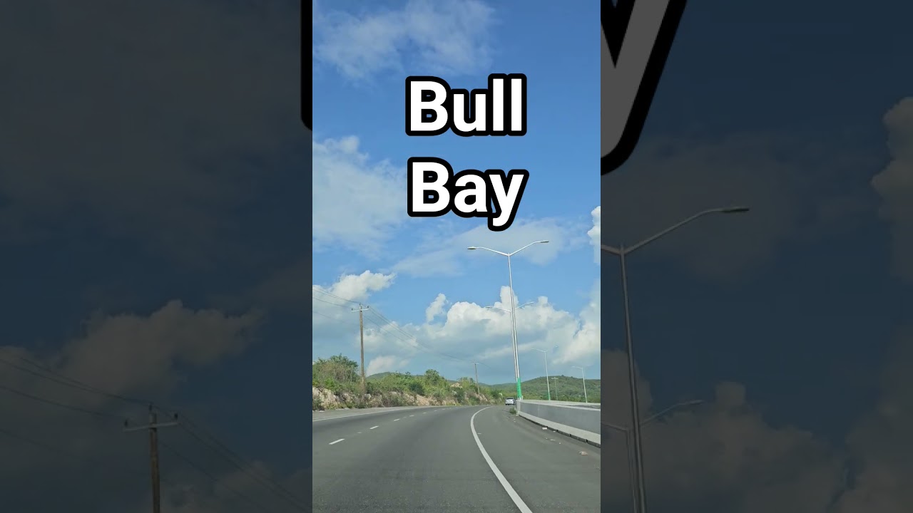 Driving on Southern Coastal Highway Jamaica
