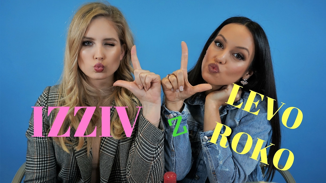 IZZIV: Makeup z LEVO ROKO!