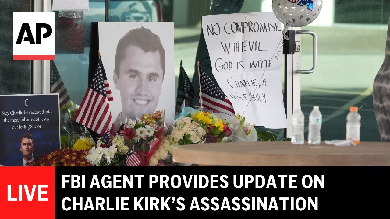 LIVE: FBI gives update on Charlie Kirk shooting