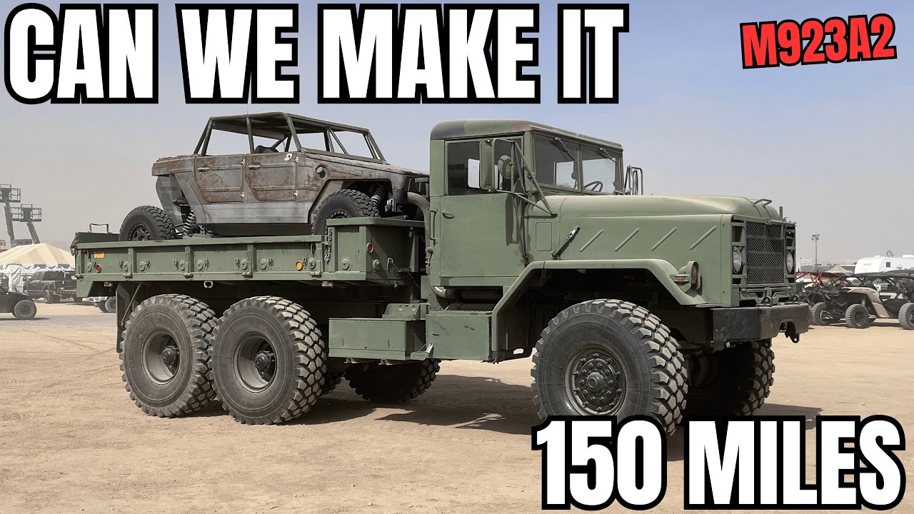 150 Mile round trip in the new daily - King of the Hammers - Plus how not to change 53 inch tires