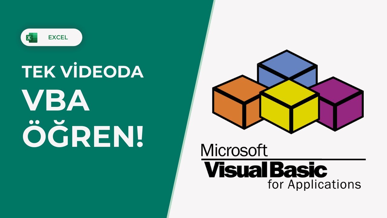 EXCEL VBA ÖĞRENİN! (TEK VİDEODA TÜM BİLEŞENLERİ ÖĞREN) | EXCEL 751
