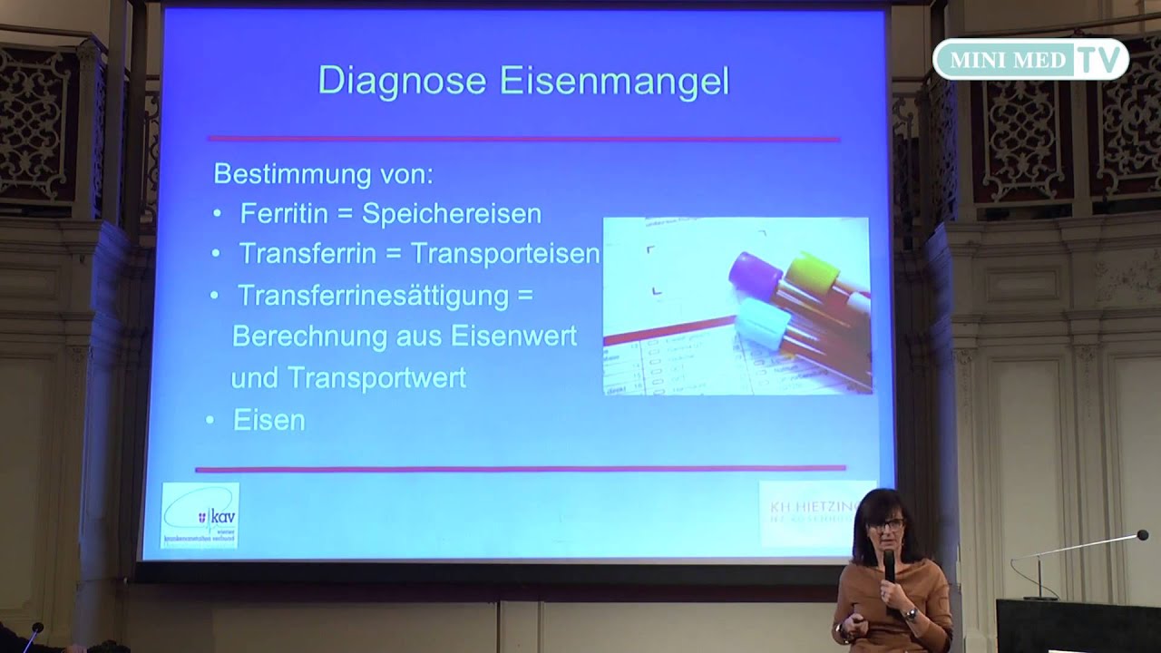 Blutarmut und Eisenmangel - MINI MED Studium mit Univ.-Prof.in Dr.in Köller und Dr. Cebulla