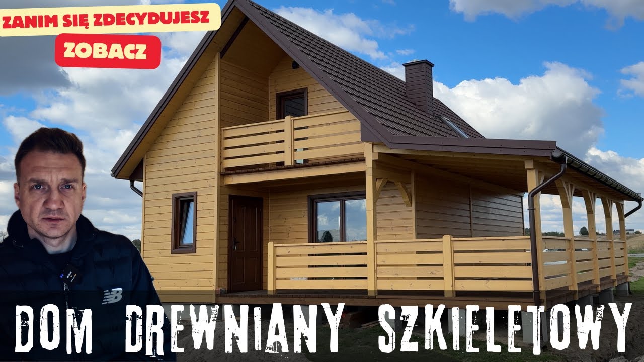 Tak wygląda dom drewniany szkieletowy❗️MDD Domy Drewniane