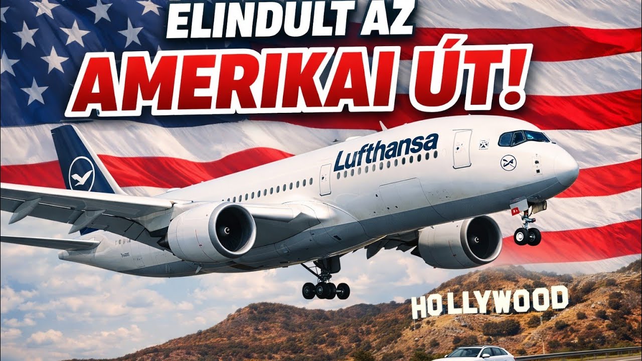 USA 1 | LOS ANGELES | 12 óra REPÜLÉS a SCHWERINnel #usa #losangeles 
