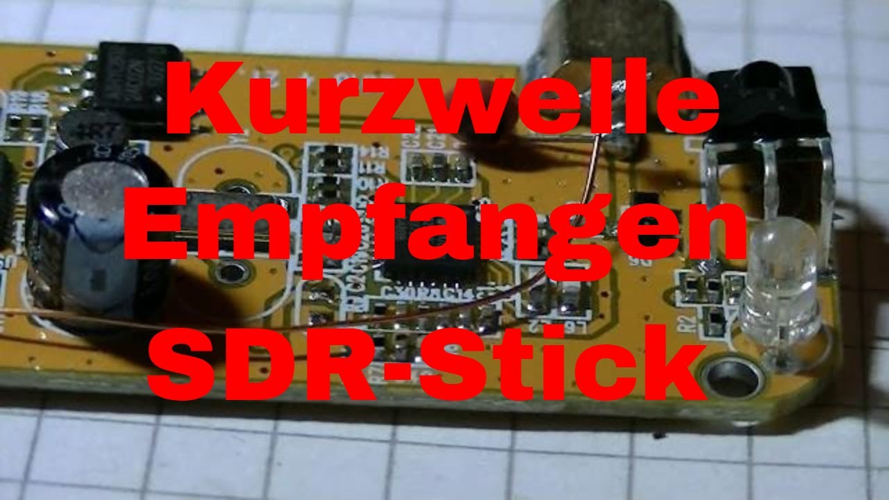 SDR Stick RTL2832 820T 820T2 für Kurzwelle umbauen - eflose #904