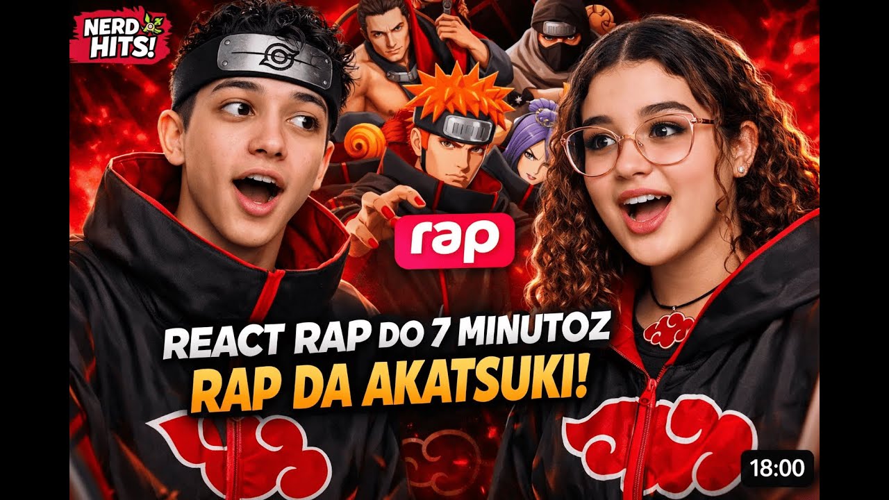 REACT Rap da Akatsuki (Naruto) - OS NINJAS MAIS PROCURADOS DO MUNDO | NERD HITS