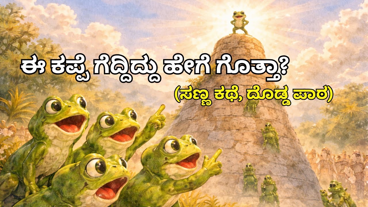ಸೋಲು ಒಪ್ಪಿಕೊಳ್ಳುವ ಮುಂಚೆ… ಈ ಕಥೆ ತಪ್ಪದೇ ನೋಡಿ| ಈ ಕಪ್ಪೆ ಗೆದ್ದಿದ್ದು ಹೇಗೆ ಗೊತ್ತಾ? A Motivational Story