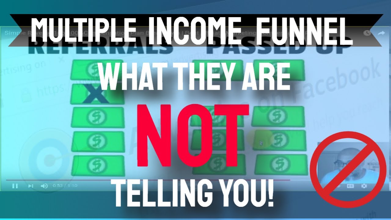 Multiple Income Funnel  Scam - What They are NOT Telling you about Income Stream #2 & #3