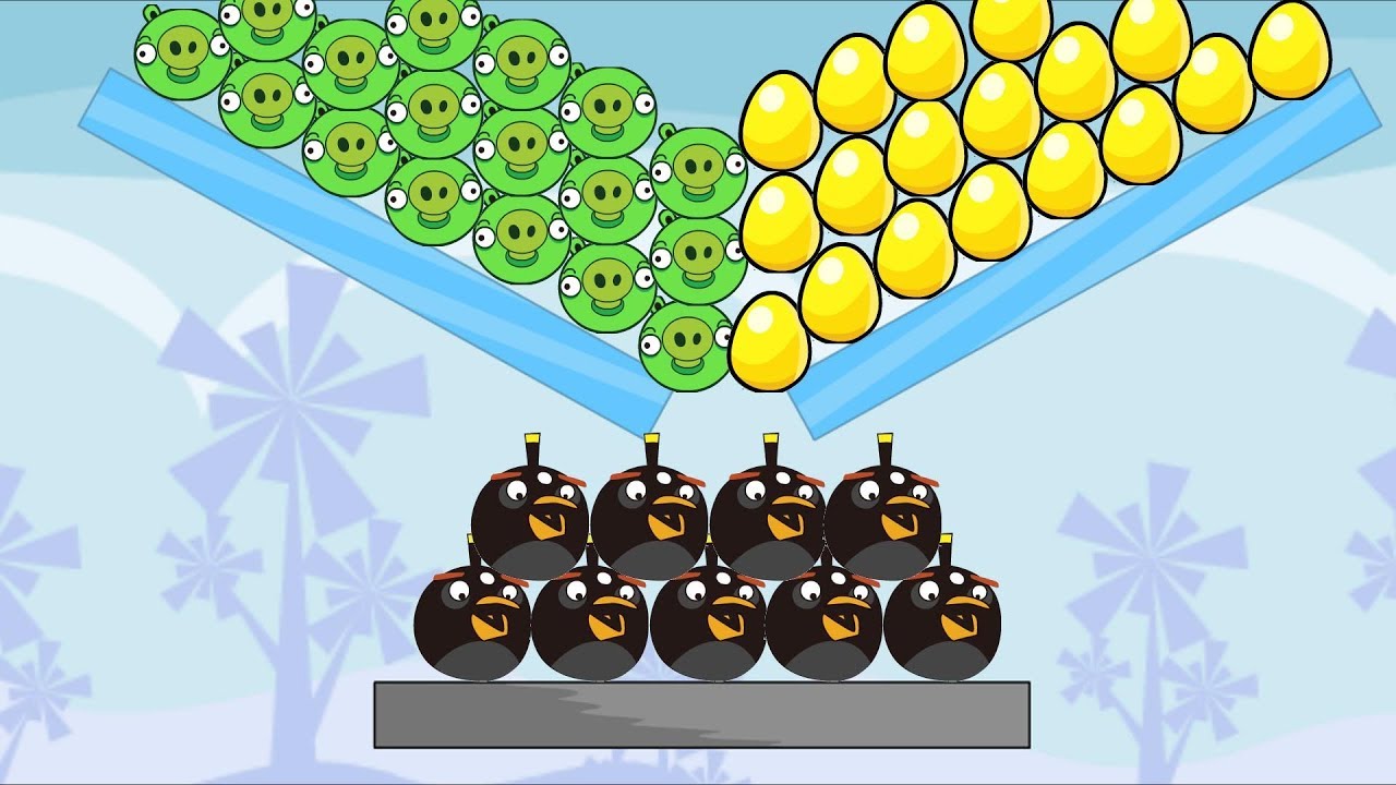 Angry Birds Bomb 2 - BOMBER BLAST TO KICK OUT ALL PIG AND SAVE EGG!