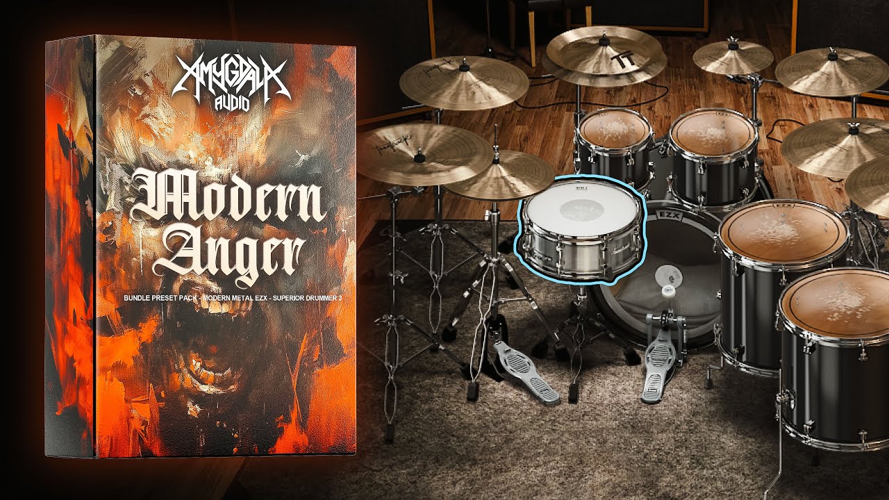 Modern Anger - Bundle Preset Pack | Modern Metal EZX | Superior Drummer 3 Preset