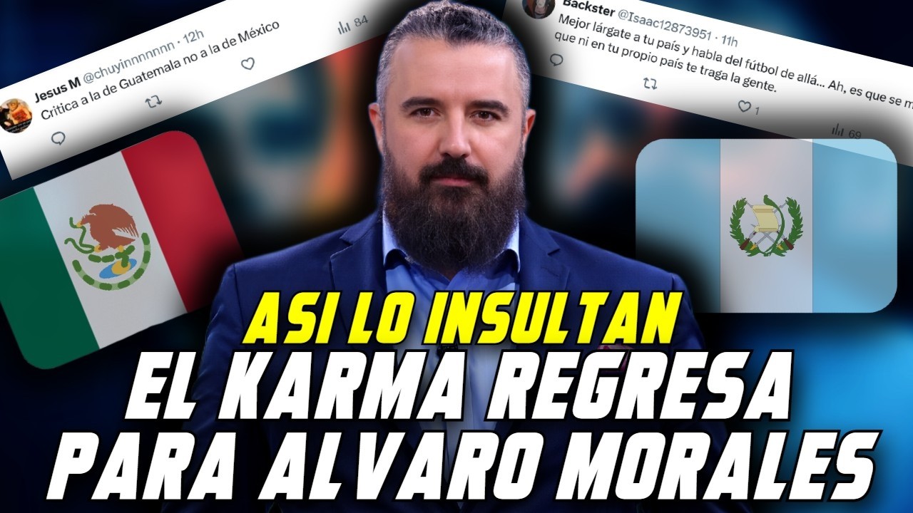 ASI DE ODIADO ES ALVARO MORALES EN MEXICO CON INSULTOS Y LO MANDAN A GUATEMALA