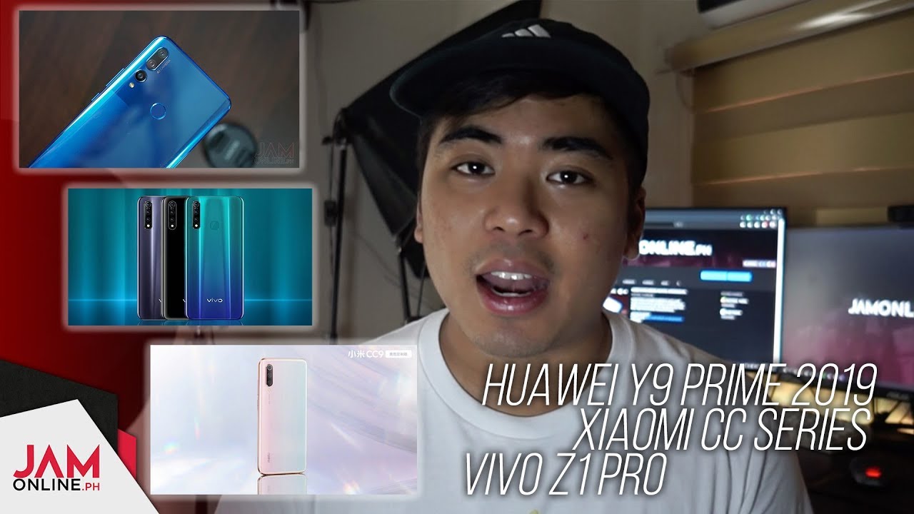 Huawei Y9 Prime 2019 in the PH, Xiaomi CC series & Vivo Z1 Pro