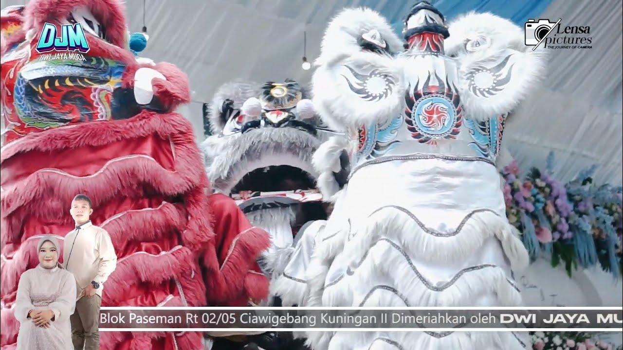 Atraksi barongsai - Seni Burok Dwi Jaya Muda live Paseman Ciawigebang Kuningan || 16 April 2024