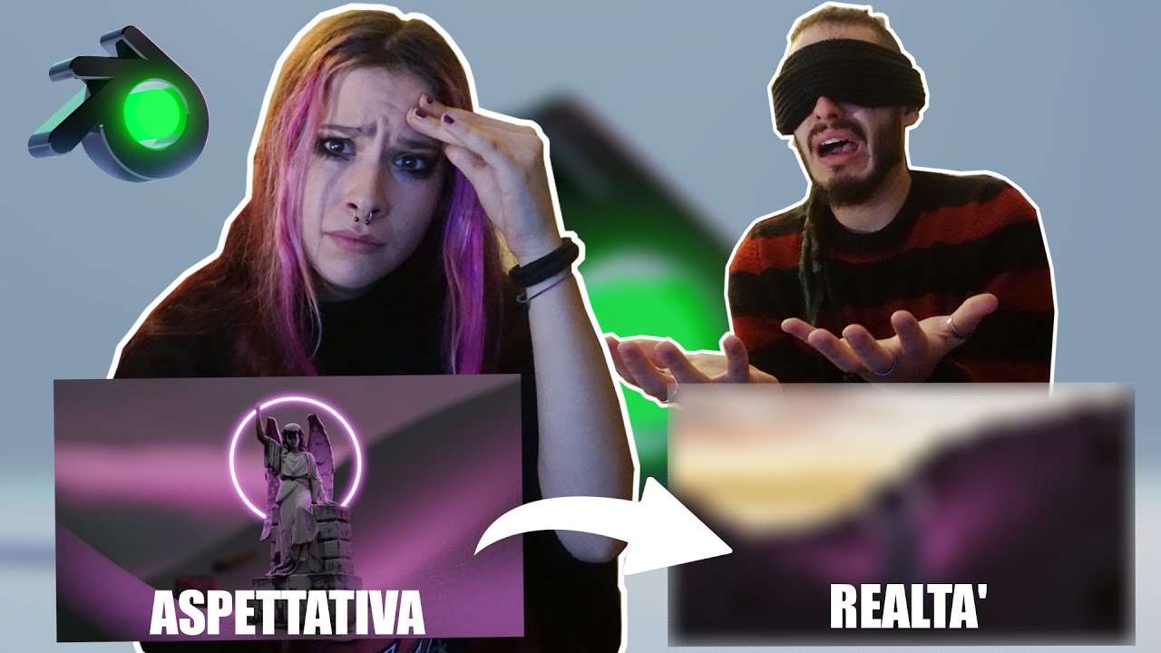 3D Challenge - Obbligo la mia ragazza ad usare Blender! (da bendato)