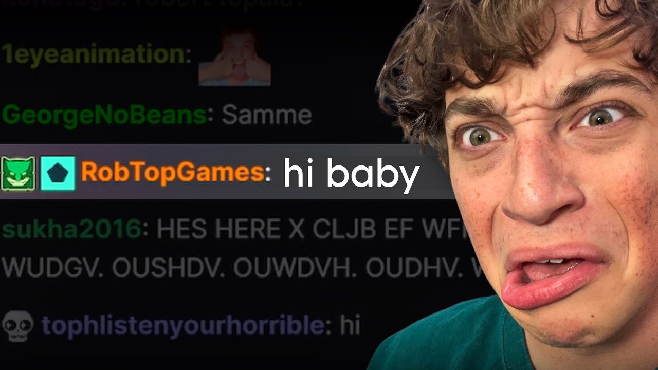 ROBTOP JOINED MY STREAM???