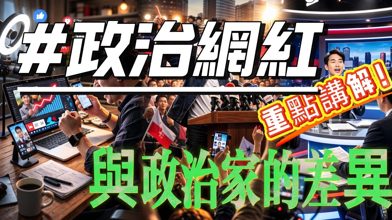 澈也未眠｜政治型網紅與政治家的差異有多大？