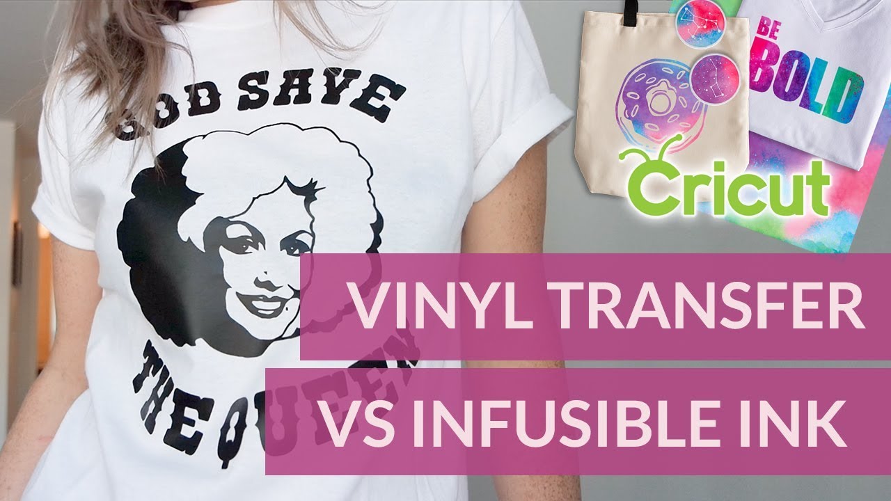 Cricut Infusible Ink Review - Infusible Ink VS Vinyl Transfer