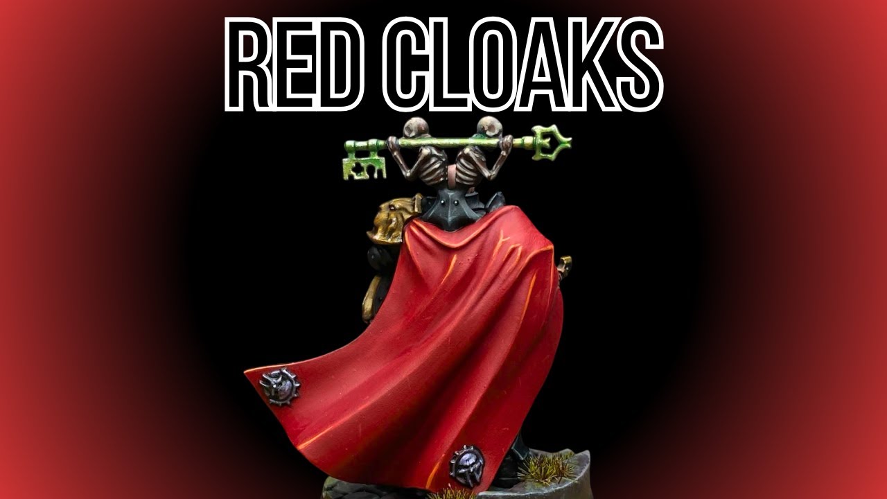How to Paint RED CLOAKS