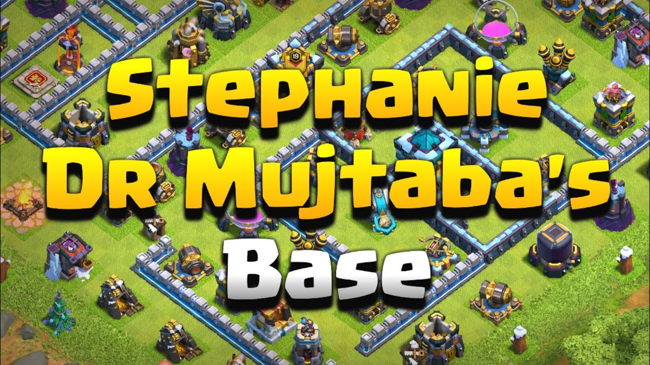 Stephanie Dr Mujtaba TH13 legend League base | Clash of clans